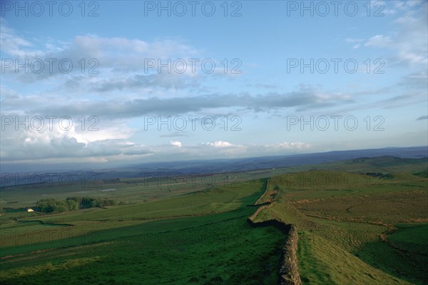 Hadrian's Wall at Sewingshields, 2nd century.