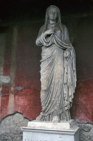 Statue of Eumachia, 1st century. Creator: Unknown.