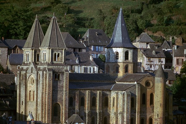 Abbey-Church of St Foy, 11th century. Artist: Unknown