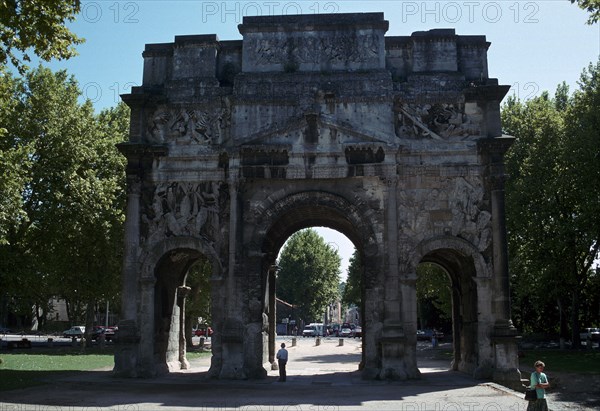 Triumphal Arch of Orange, 1st century. Artist: Unknown