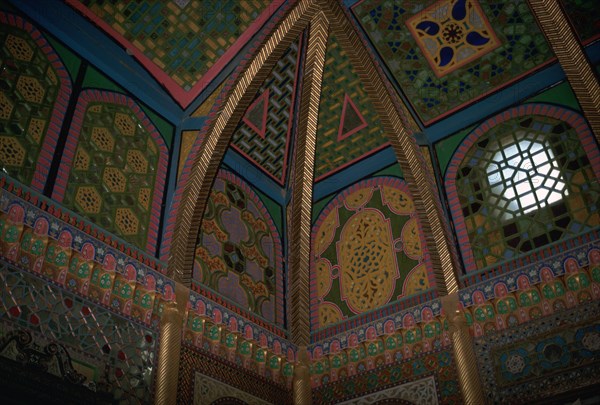 Interior decoration of the Emir's palace in Bukhara. Artist: Unknown