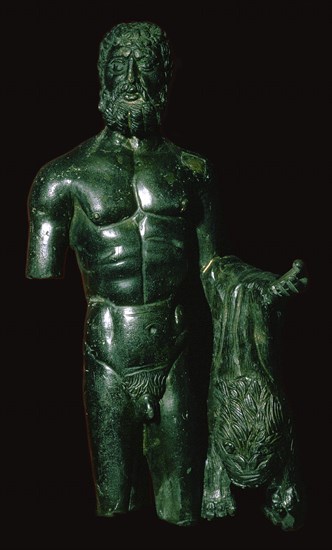 Roman bronze of Hercules. Artist: Unknown