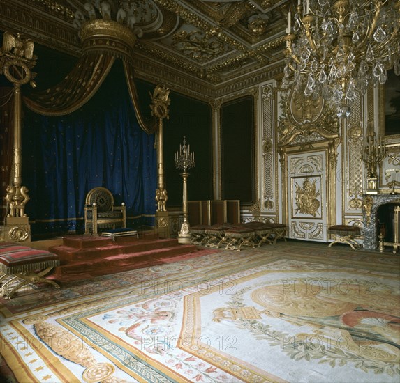 Napoleon's Throne-Room, 19th century. Artist: Unknown