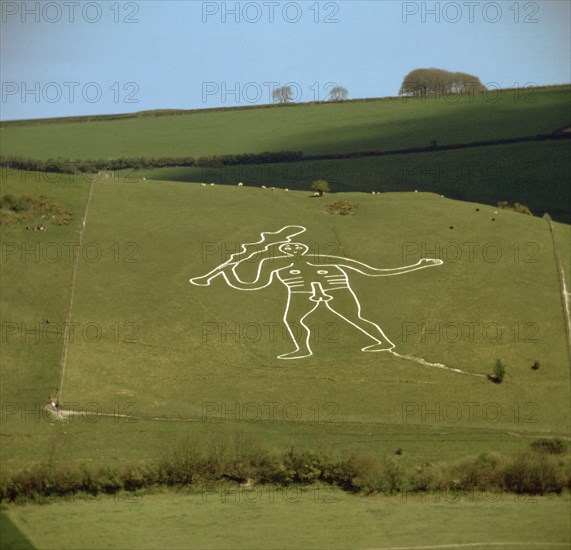 Cerne Abbas Giant, 18th century. Artist: Unknown