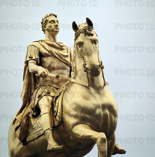 Equestrian Statue of King William III, 18th century. Artist: Peter Scheemakers