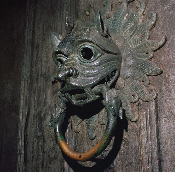 Sanctuary Knocker from Durham Cathedral, 12th century. Artist: Unknown