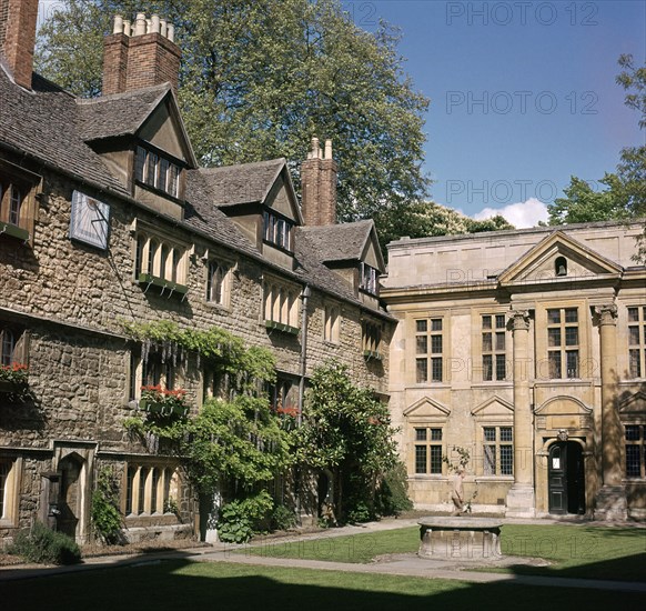 St Edmund Hall in Oxford, 13th century. Artist: Unknown