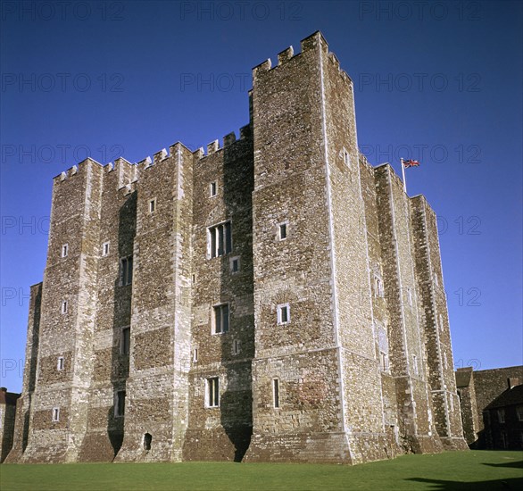 The Norman Keep of Dover Castle, 12th century. Artist: Unknown