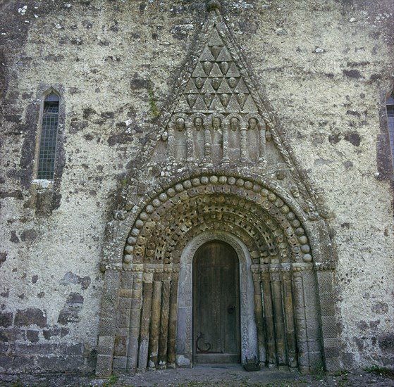 West doorway of Clonfert Cathedral, 12th century. Artist: Unknown