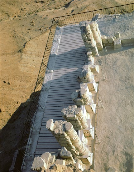 Herod's Palace at Masada, 1st century. Artist: Unknown