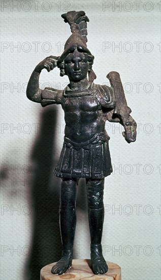 Roman bronze deity, 2nd century. Artist: Unknown