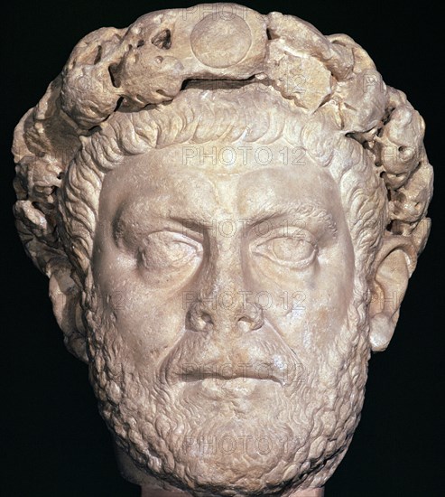 Marble head of Diocletian, 3rd century. Artist: Unknown