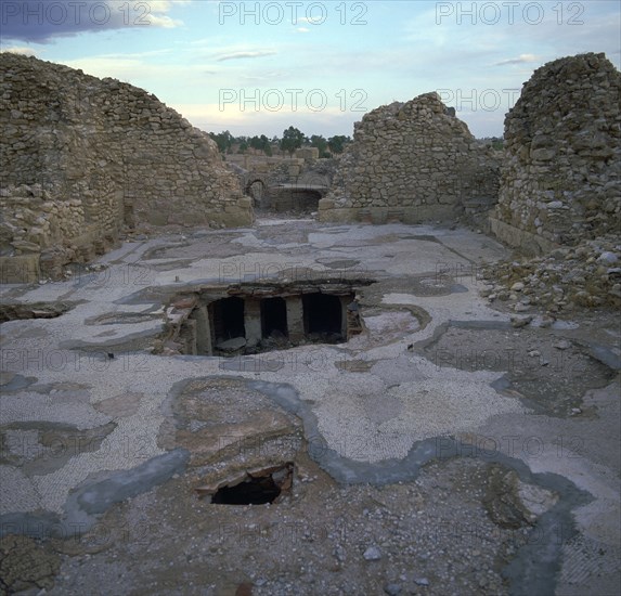 Hypocaust in a Roman bath house, 2nd century. Artist: Unknown