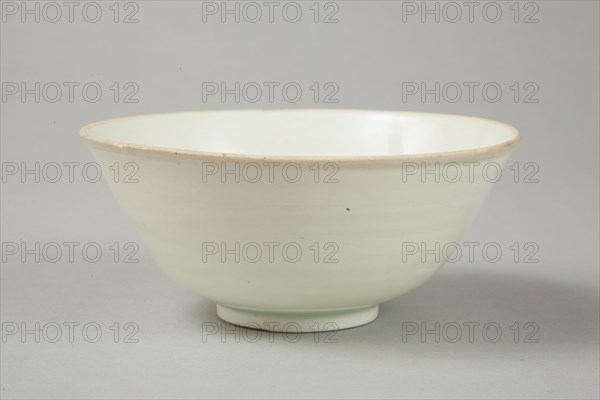 Qingbai glazed deep bowl, Yuan dynasty (1279-1368). Artist: Unknown.