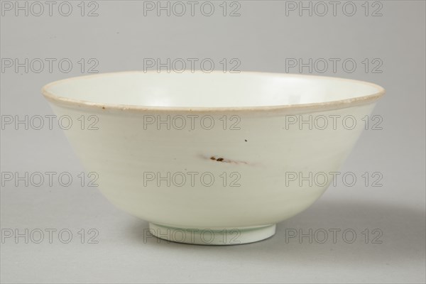 Qingbai glazed deep bowl, Yuan dynasty (1279-1368). Artist: Unknown.