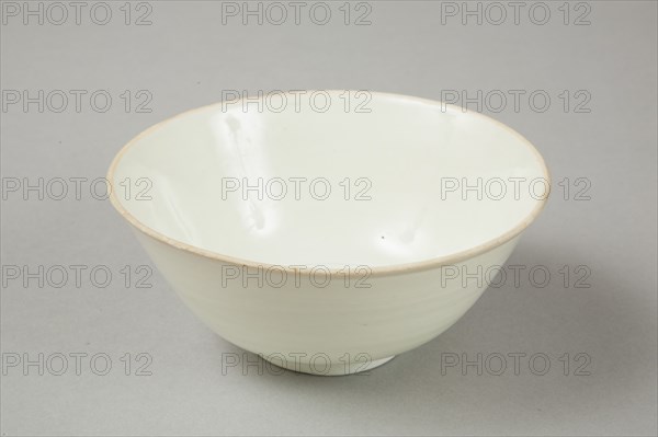 Qingbai glazed deep bowl, Yuan dynasty (1279-1368). Artist: Unknown.