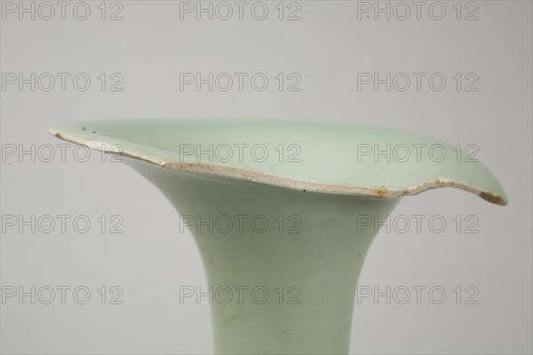 Longquan celadon gu vase, 12th century. Artist: Unknown.