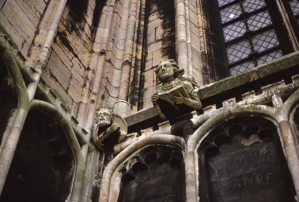 Exterior Decoration on Church of St. Botolph, Boston, Lincolnshire, 20th century. Artist: CM Dixon.