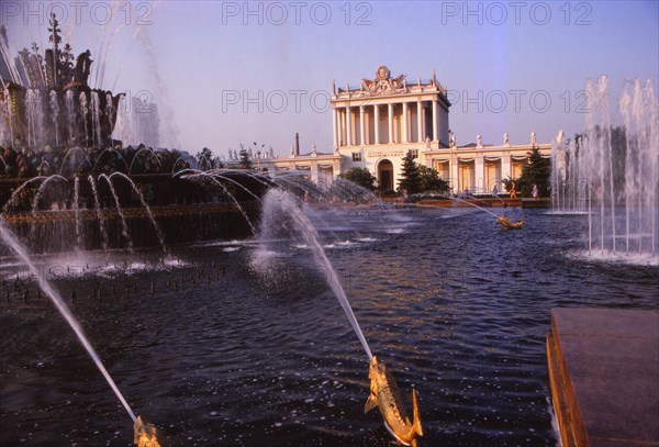 Economic Achievements Exhibition, Moscow, 20th century. Artist: CM Dixon.