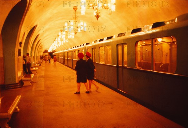 Moscow, Underground, c1970s. Artist: CM Dixon.