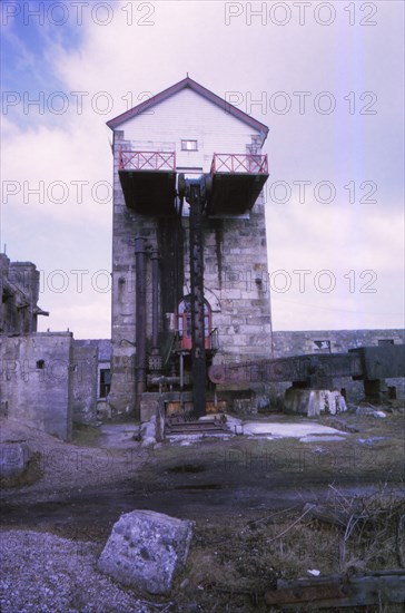 Cornwall, Taylors Shaft Engine House, Cambourne, 20th century. Artist: CM Dixon.