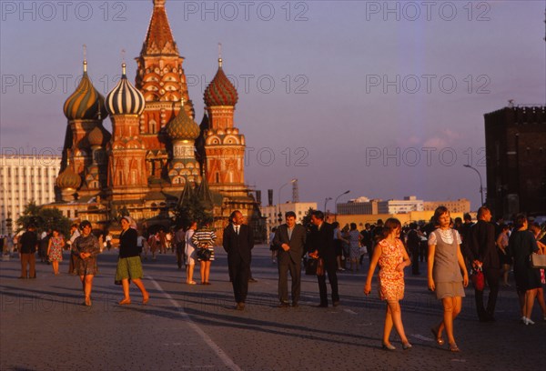 St. Basils in Evening light, Red Square,  Moscow , c1970s. Artist: CM Dixon.