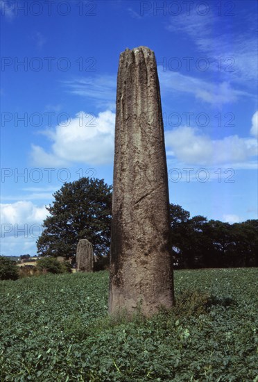 Devils Arrows, Boroughbridge, Yorkshire, 20th century. Artist: CM Dixon.