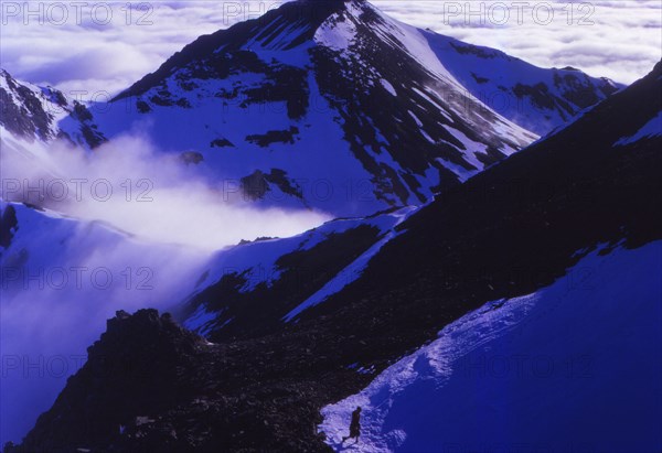 An Teallach, 3483ft (c.1100 metres) in April, Ross-Shire, Scotland, 20th century. Artist: CM Dixon.