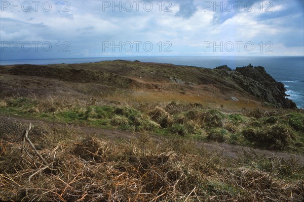 Treryn Dinas, Iron Age Cliff-Castle, c3rd century BC, Cornwall, 20th century. Artist: CM Dixon.