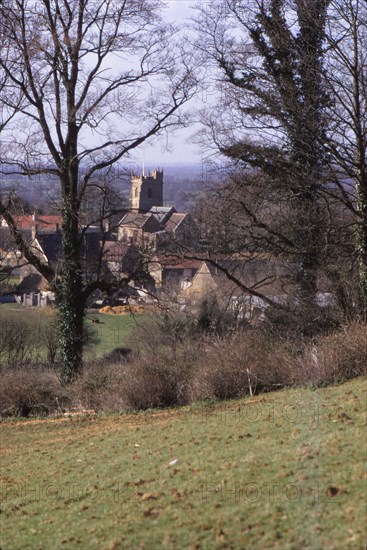 Somerset, South Cadbury, 20th century. Artist: CM Dixon.