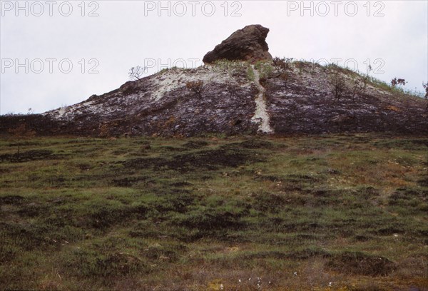 The Agglestone on Godlingstone Heath, Dorset, 20th century. Artist: CM Dixon.