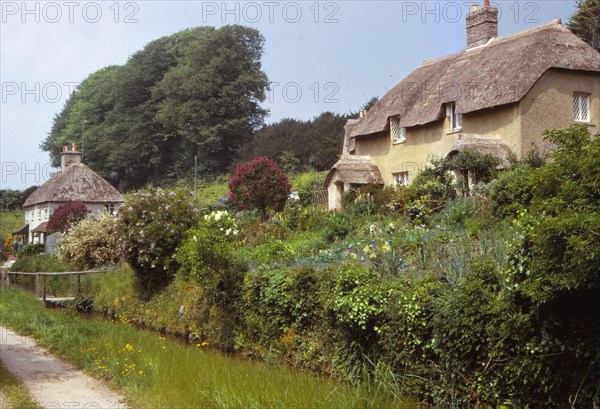 Village of Littlebredy, Dorset, 20th century. Artist: CM Dixon.
