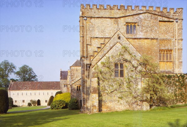 West facade of Forde Abbey, Dorset, 20th century. Artist: CM Dixon.