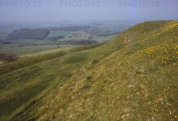 Eggardon Hill, Dorset, England, 20th century. Artist: CM Dixon.