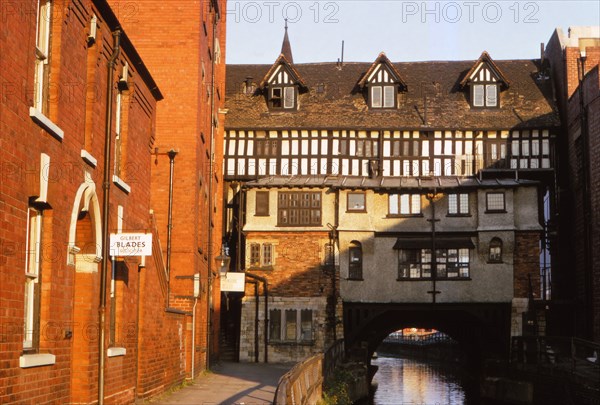 High Bridge over River Witham, Lincoln, 20th century. Artist: CM Dixon.