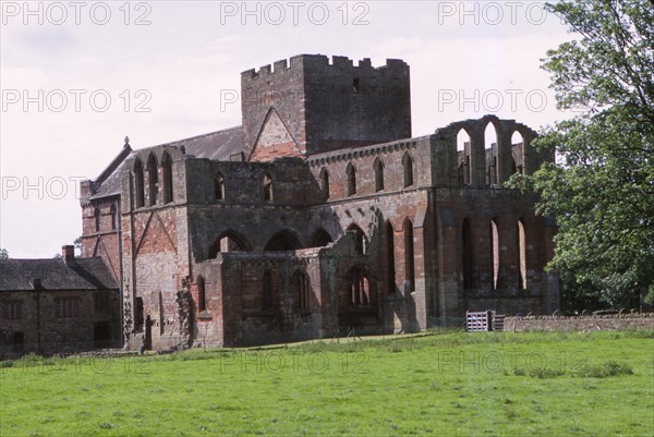 Lanercost Priory Cumberland, England, UK, 20th century. Artist: CM Dixon.