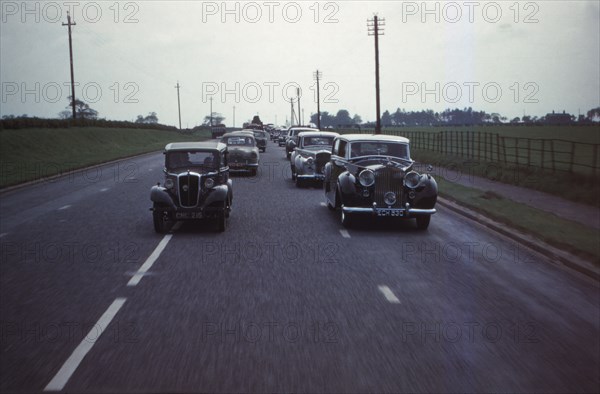 Silver Ghost Rolls Royce at Rally, Cheshire, England, c1960. Artist: CM Dixon.