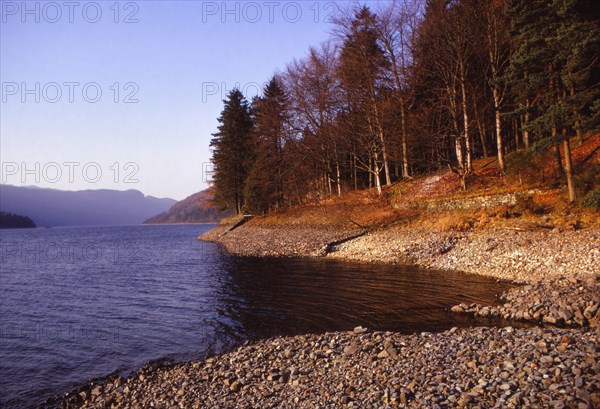 Thirlmere, East Bank Looking North, Cumberland, 20th century. Artist: CM Dixon.