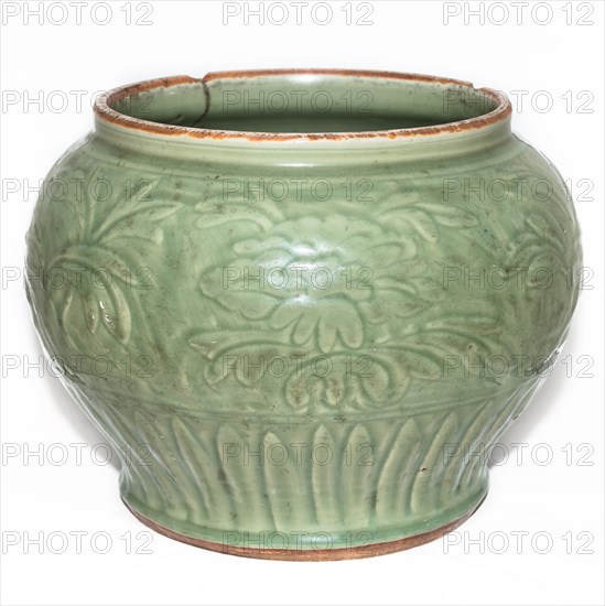 Longquan celadon jar, 14th century. Artist: Unknown.