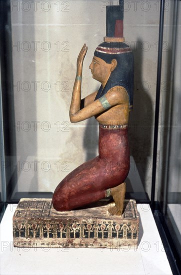 Statuette of supplicant kneeling. Artist: Unknown.