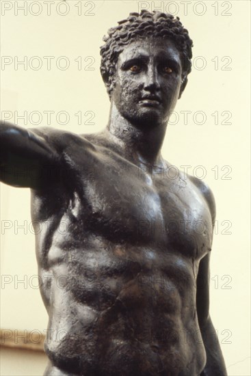 Youth from Antikyther, Bronze found in pieces in sea of Antikythera, c340 BC.  Artist: Unknown.