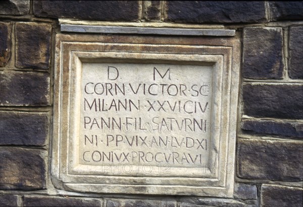 Roman memorial to Cornelius Victor, c1st-2nd century. Artist: Unknown.