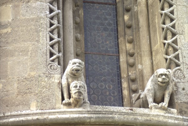 Jak Abbey  Hungary,  1220-1245 AD, 20th century. Artist: CM Dixon.