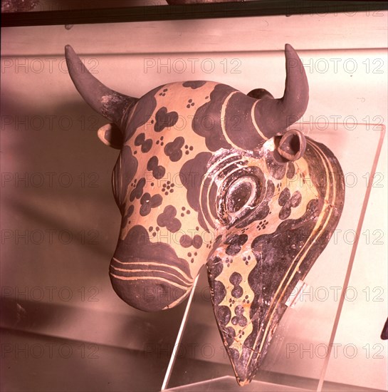 Minoan Bulls Head, Bronze Age, Greece, c2600-c1100 BC Artist: Unknown.