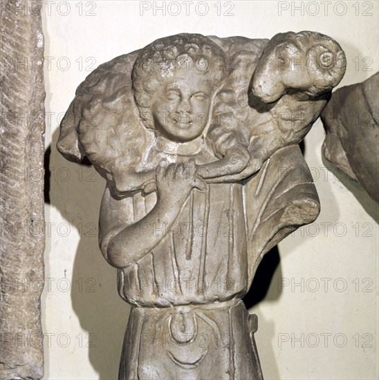 Christ, the Good Shepherd, Istanbul, 4th century. Artist: Unknown.