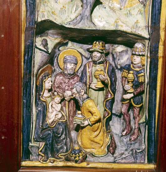 Adoration of the Magi, Faenza, Italy, c1490. Artist: Unknown.