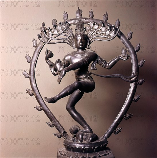 Siva as Lord of the Dance, Indian Bronze From Madras, (Chola Dynasty), 10th centur Artist: Unknown.