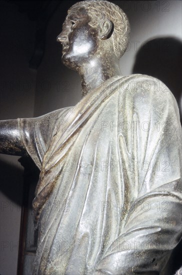 The Orator, Etruscan Bronze, detail, 1st century BC. Artist: Unknown.
