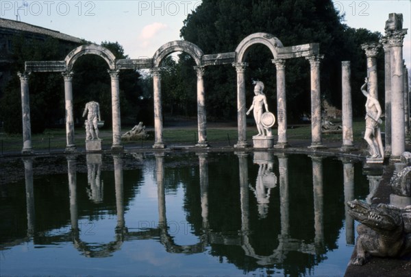 Canopus, Hadrian's Villa (built 125-135), Tivoli, Italy, c20th century. Artist: CM Dixon.