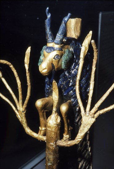 Ram or Goat in a Bush from Ur, Early Dynastic, 2600 BC. Artist: Unknown.